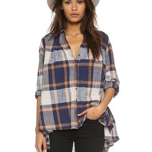 Free People Tops - Free people plaid tunic Free People Tops - Free people plaid tunic